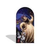 The Night Before Christmas Birthday Party Arch Backdrop Wall Cloth Cover